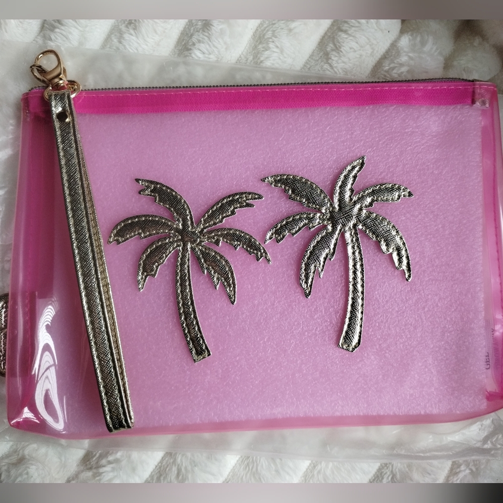 Lilly Pulitzer Pink Jelly Pouch